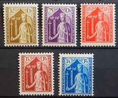 Luxemburg Kat. 245-249 * 1932 Kat. 60 Euro