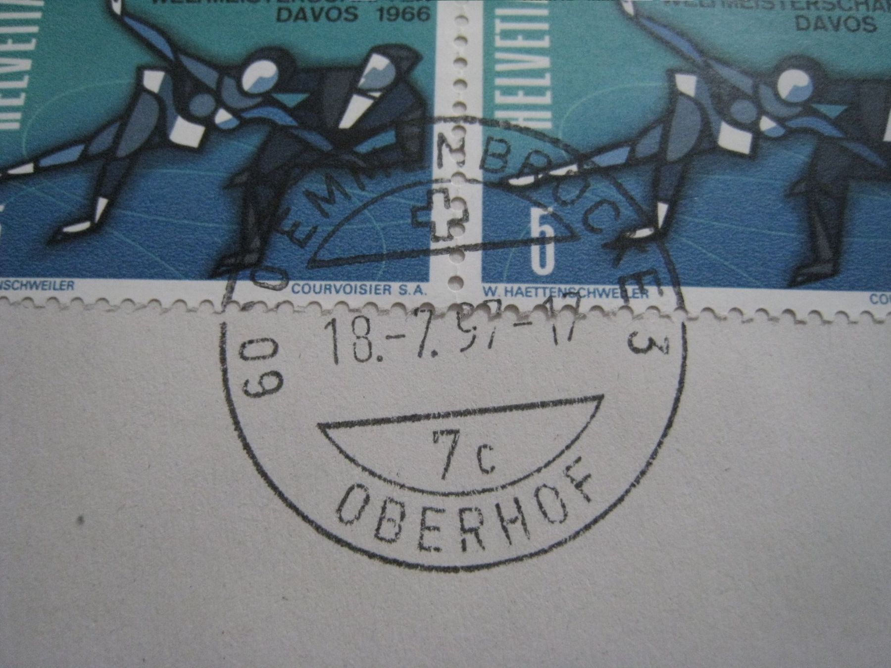 Buste & buste per spedizione: Oberlunkhofen 2x – Usato da Aarwangen venduto da Pinsel7890 3