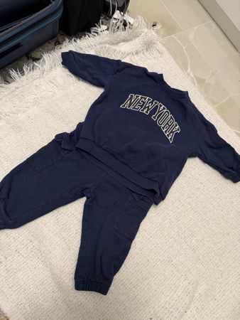 Baby Set H&M New York blau Grösse 74 guter Zustand
