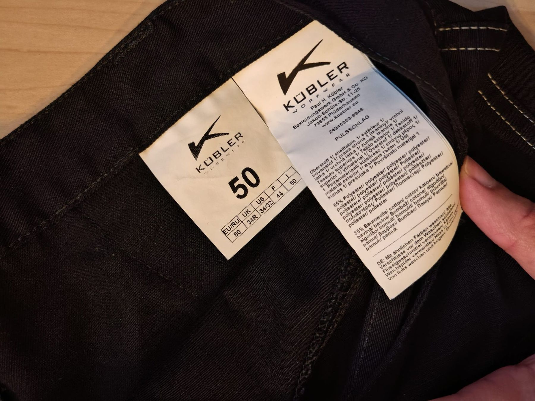 Kübler Pantaloni: Kübler Arbeitshose, Grösse 50 – Usato da Romanshorn venduto da jantine_95 4