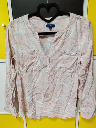Tom Tailor Bluse, Grösse 34, helles Muster, Top Zustand
