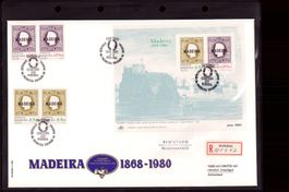 1868-1980 FDC R-Brief Madeira