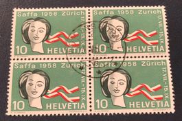 4 er Block Nr.335 mit Vollstempel