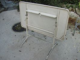 BIGLA Blechtisch Gartentisch 70x120cm Höhe 70