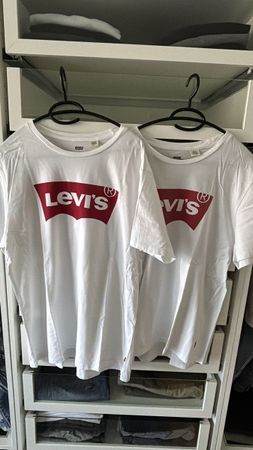 2er Set Levi's T-Shirts Weiss Gr. XL Sommer Frische Ware!