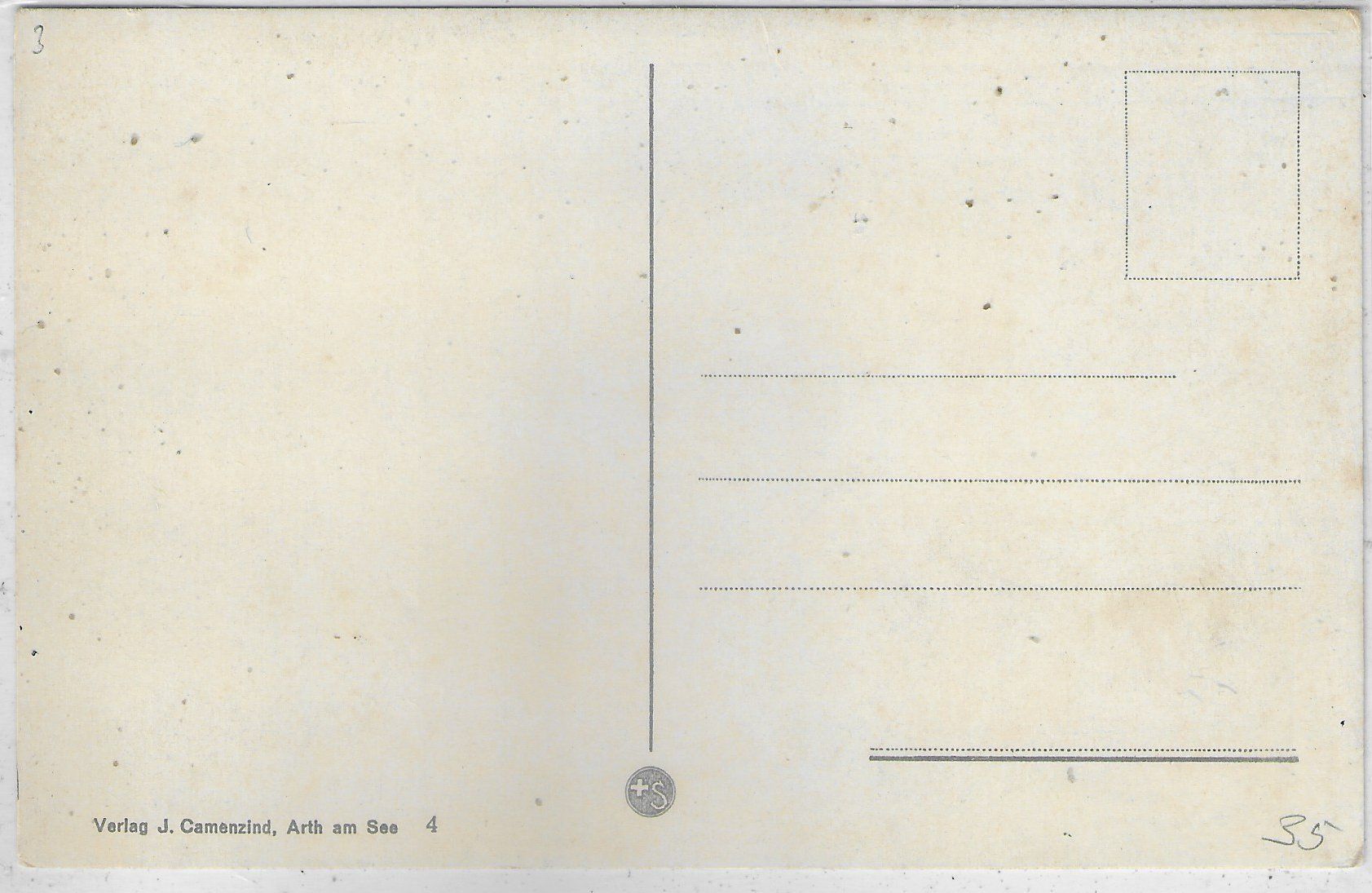 Cartoline postali: Arth am Zugersee - Litho – Usato da Ettingen venduto da Kartenplanet 1
