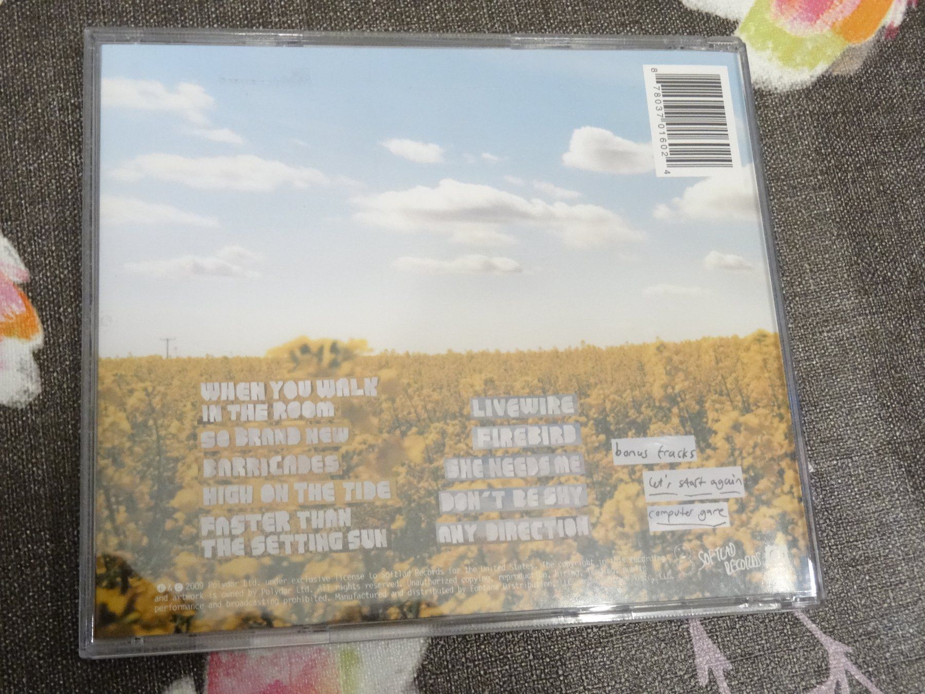 CD: Fyfe Danger Field - Fly Yellow Moon CD – Usato da Olten venduto da Disc-Ausverkauf 1
