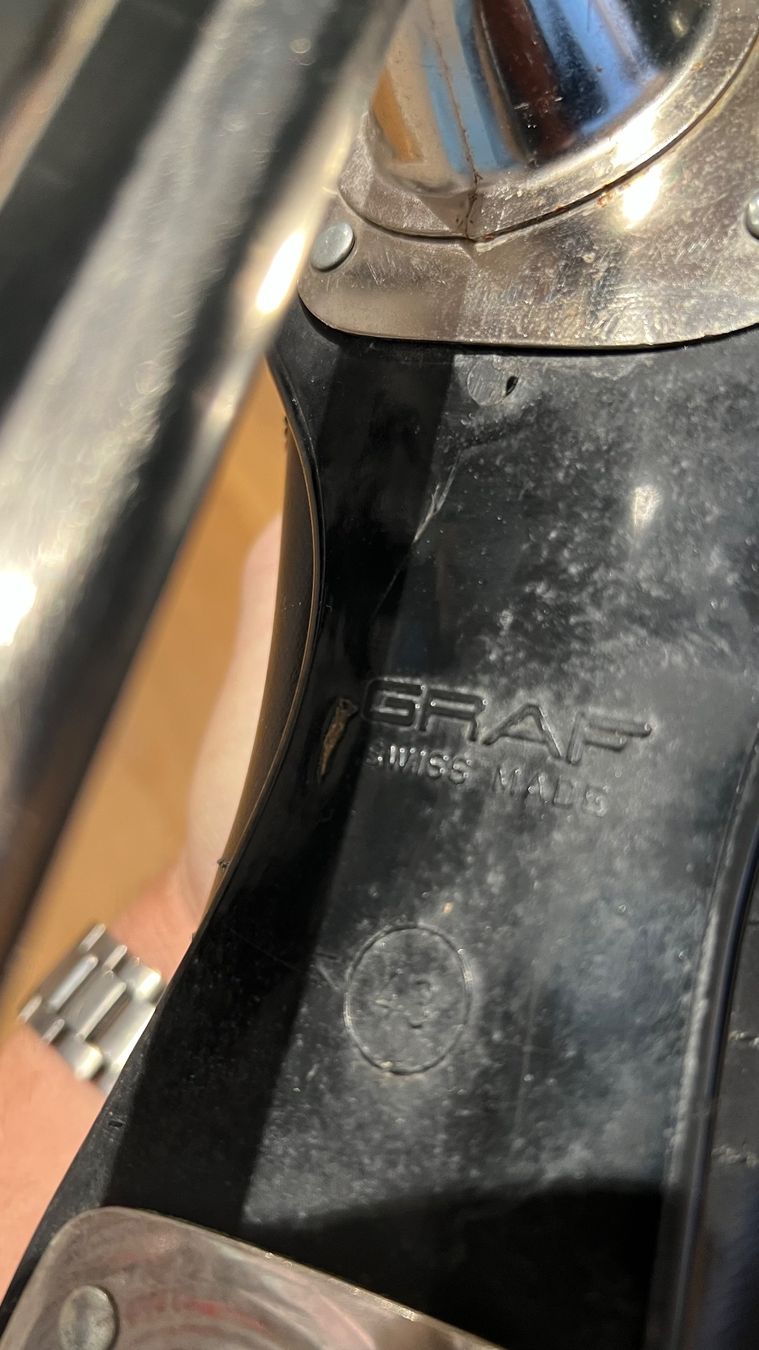 Graf Pattini da ghiaccio: Schlittschuhe Graf Hunter Gr. 43 – Usato da Uetikon am See venduto da Frosch4142 5