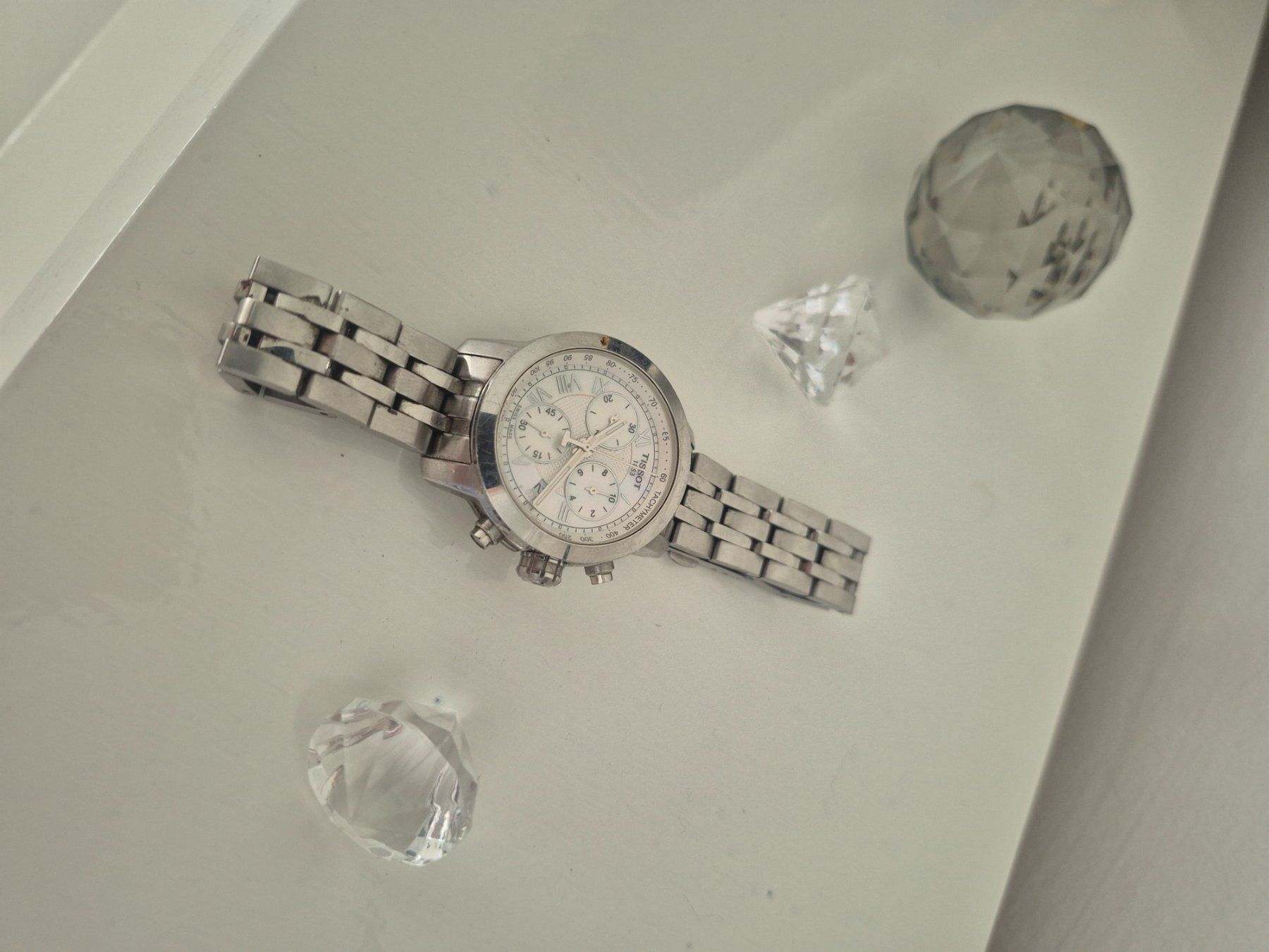 Tissot Montres: Tissot PRC 200 Lady Chronograph Perlmutt & Box – D'occasion à Fislisbach par jan_bs22 8