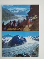 Originale Ansichtskarte Aletschgletscher mit Briefmarke. 54