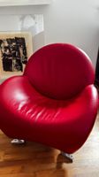 Sessel Designstuhl, papageno, leolux, rot