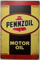 Pennzoil  Blechschild 20 x 30 cm. Kostenfreie Zustellung!