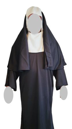 Fastnachtskostüm Nonne / Fasnacht Kleidung