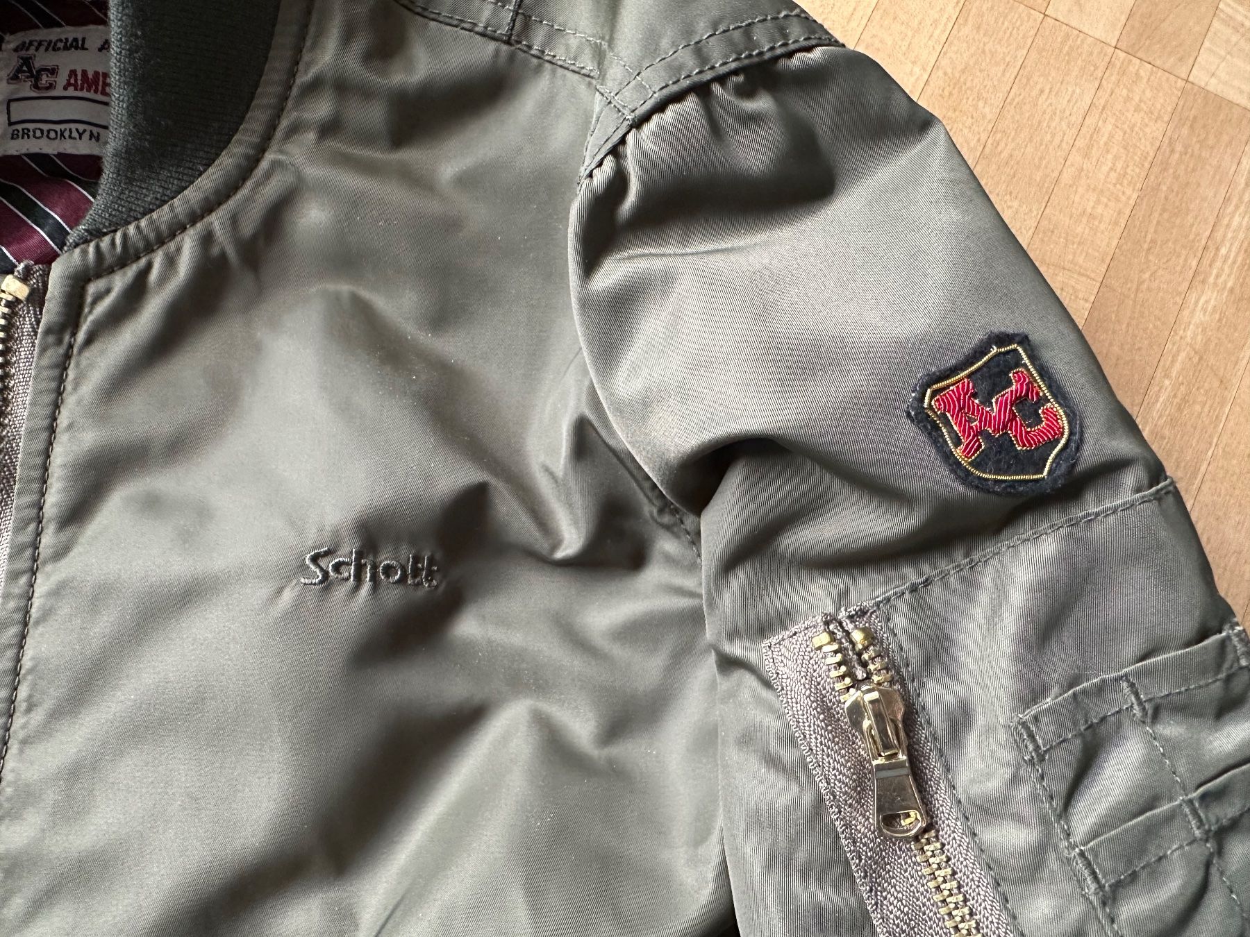 Schott Giacche: Bomberjacke Schott NYC, Grösse XS/S – Nuovo (secondo la descrizione) da Winterthur venduto da Hoesch007 4
