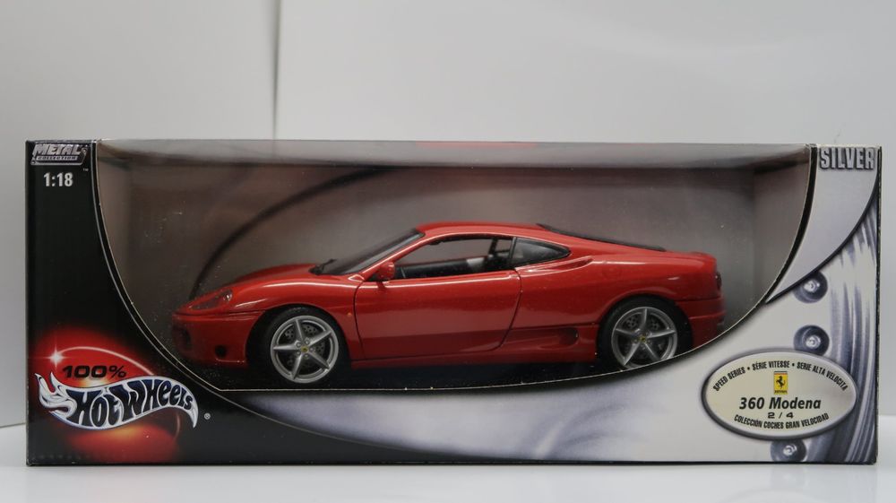 Hot Wheels Ferrari 360 Modena – Échelle 1/18, Occasion, Sans Boîte