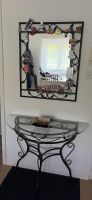 Zeitloses Konsolentisch-Set (Glas & Metall) – Wie neu