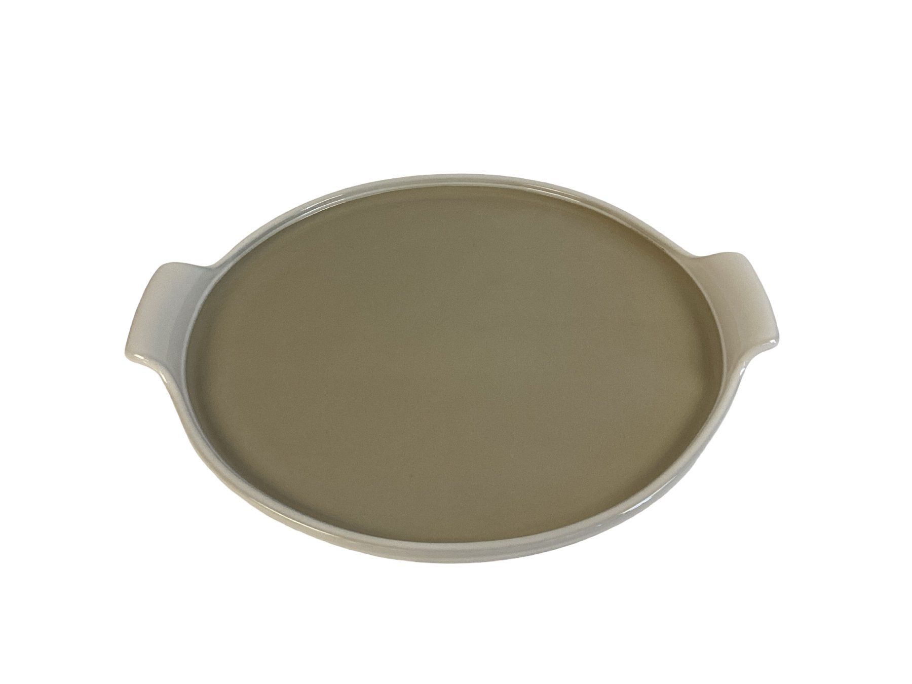 Servierplatten: PAMPERED CHEF White Large Round Stone – Neu und originalverpackt aus Zürich von Restwert_Zuerich