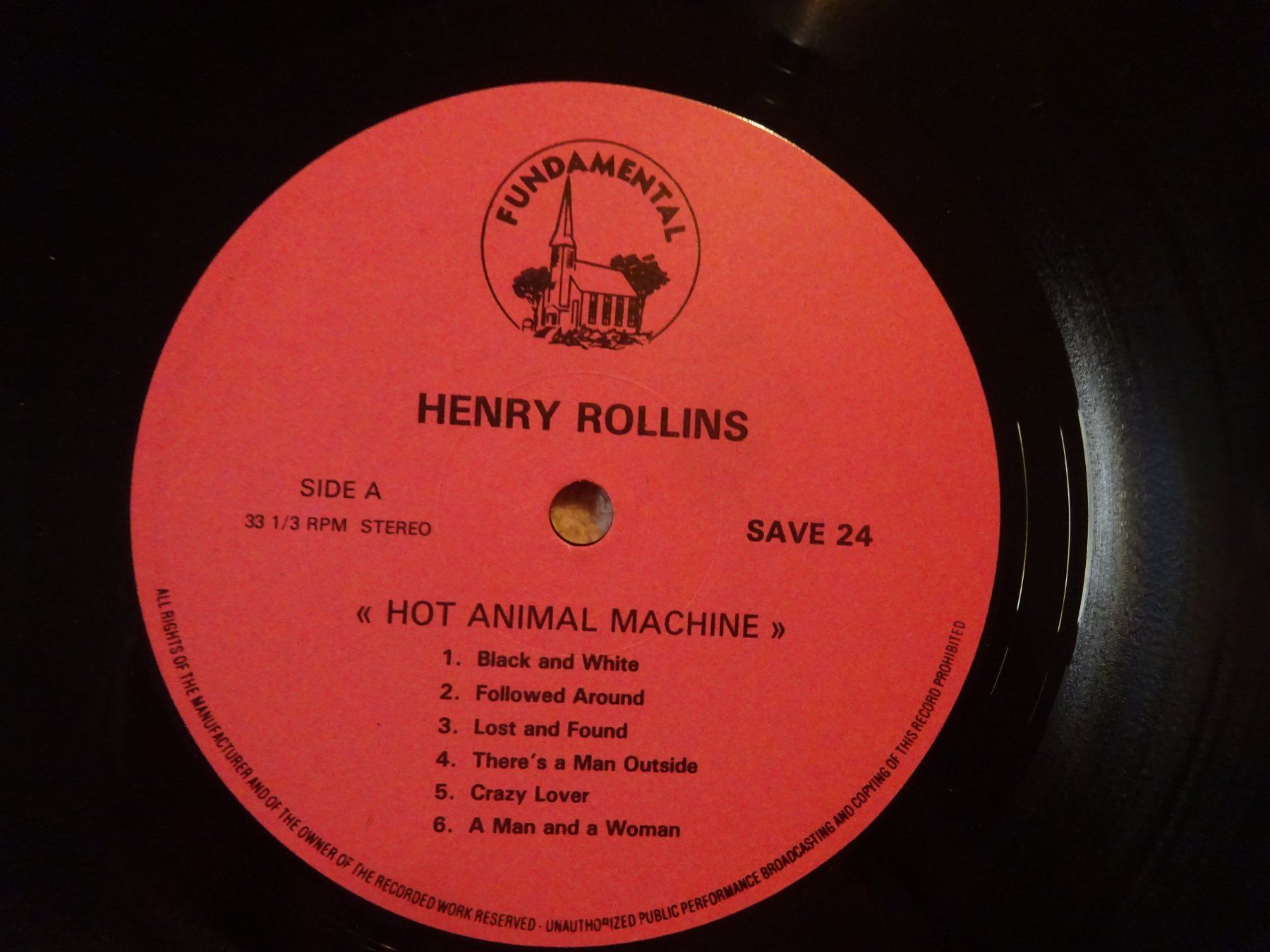Schallplatten: HENRY ROLLINS ** HOT ANIMAL MACHINE – Gebraucht aus Luzern von xrayspex99 4