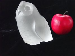 Eule Kosta Svenskt Glas RSPB Vintage Schneeeule Jonasson Uhu