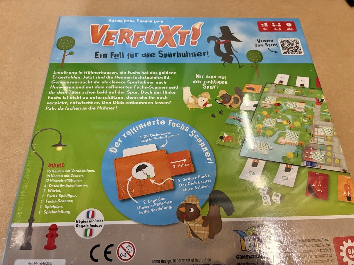 Spiele: Verfuxt Spiel – Neu und originalverpackt aus Hondrich von sigmaster 1