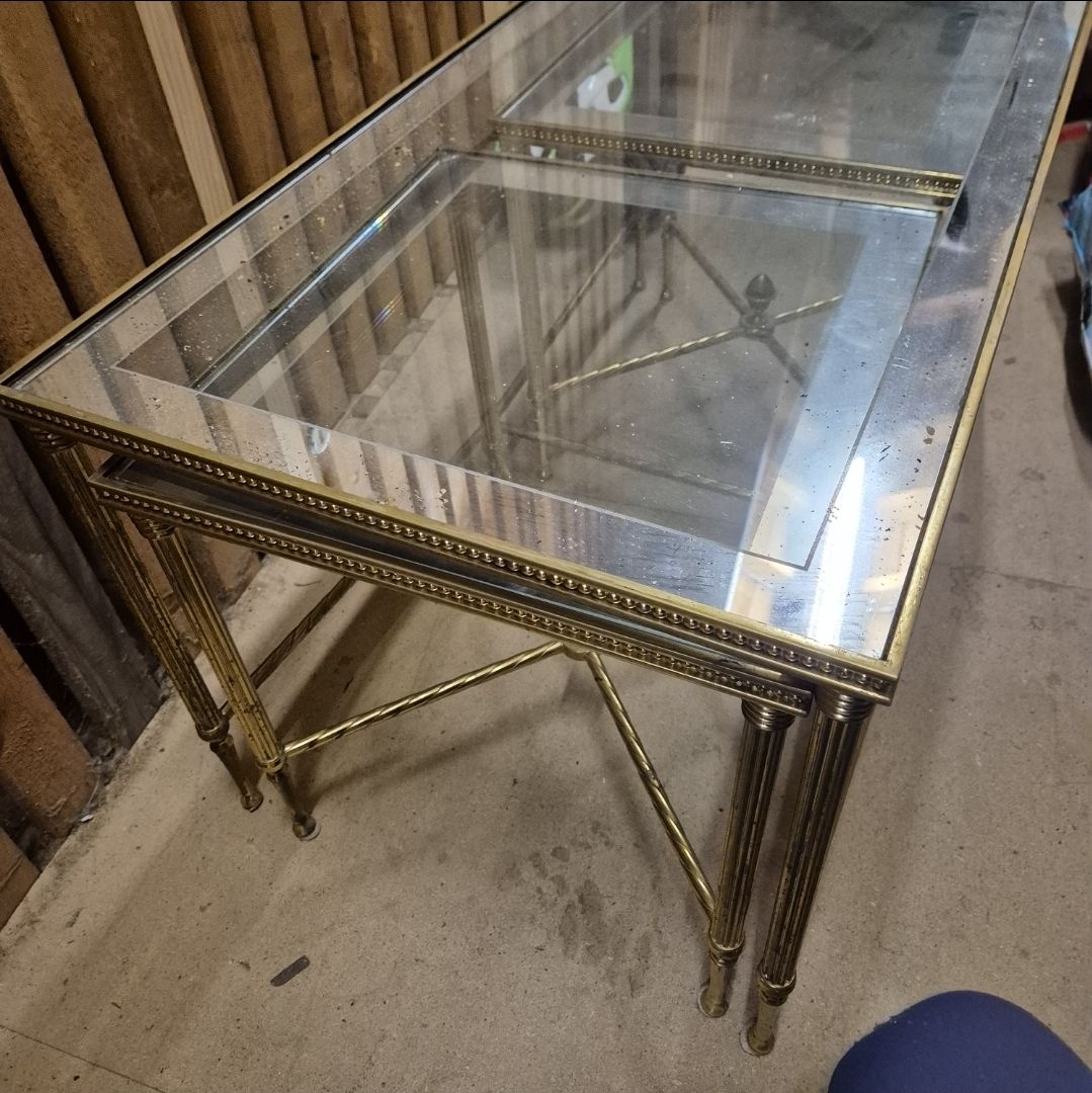 Tables: table basse verre et métal  – D'occasion à Genthod par Lenas9 1