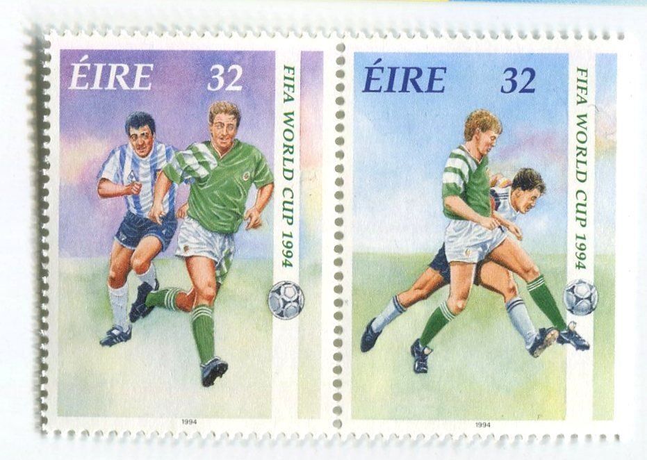 Tutti i francobolli: Briefmarken "Fussball". Irland. – Nuovo e nell'imballaggio originale da Basel venduto da Butsch5