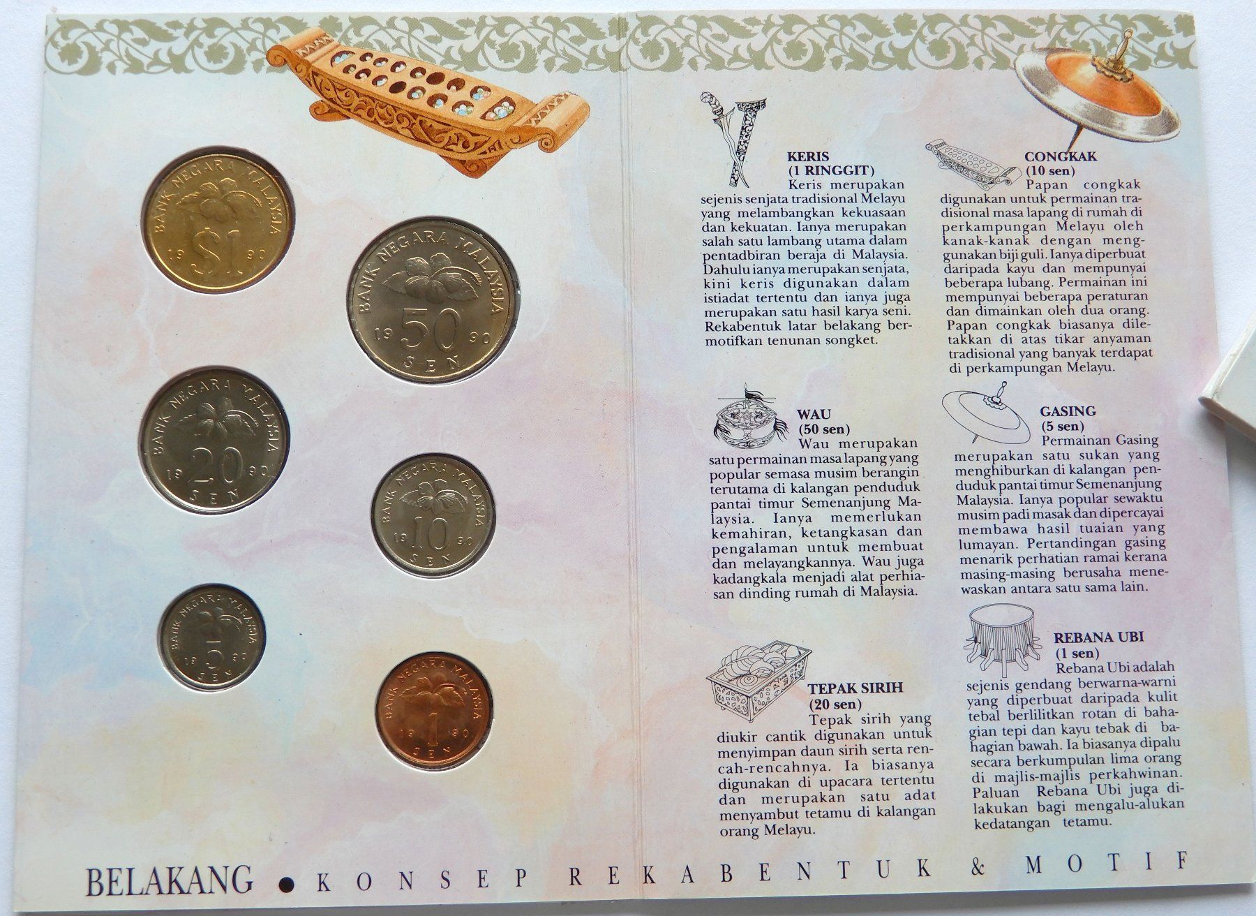 Tutti le monete: Münzen Malaysia im Set 1990 – Nuovo e nell'imballaggio originale da Trasadingen venduto da Traadinger 1
