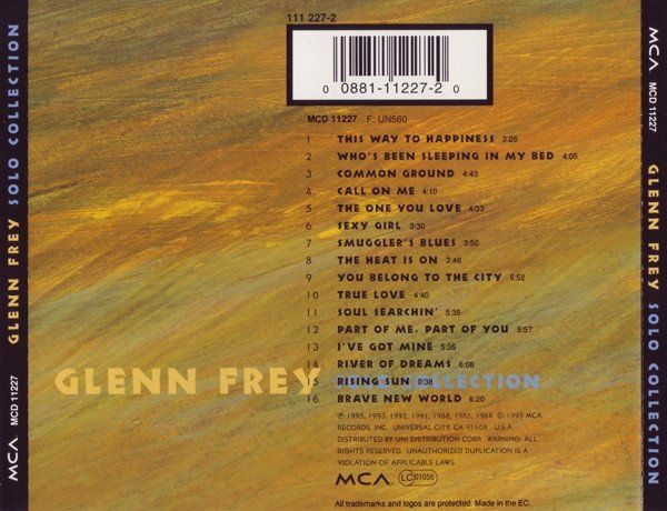 CD: Glenn Frey – Solo Collection – Usato da St.Gallen venduto da jalamusic 1