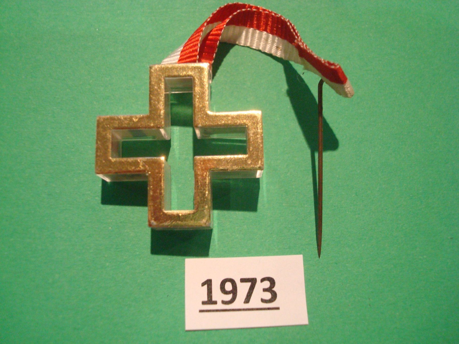 Placchette & Badge: Abzeichen 1. August 1973 – Usato da Riehen venduto da Baerewaegli