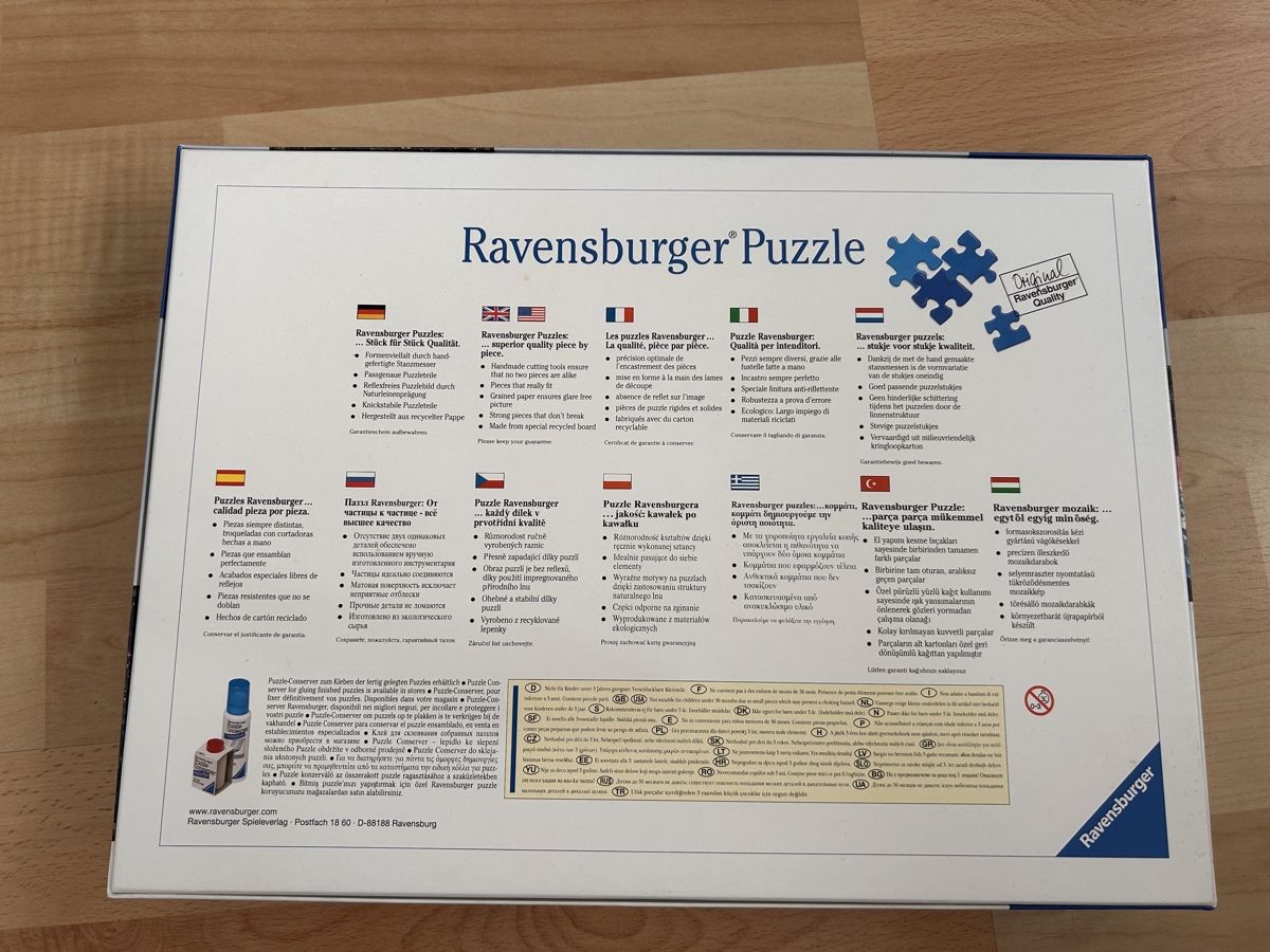 Ravensburger Puzzle: Ravensburger Puzzle 1000 Teilig – Usato da Winterthur venduto da simi82 1