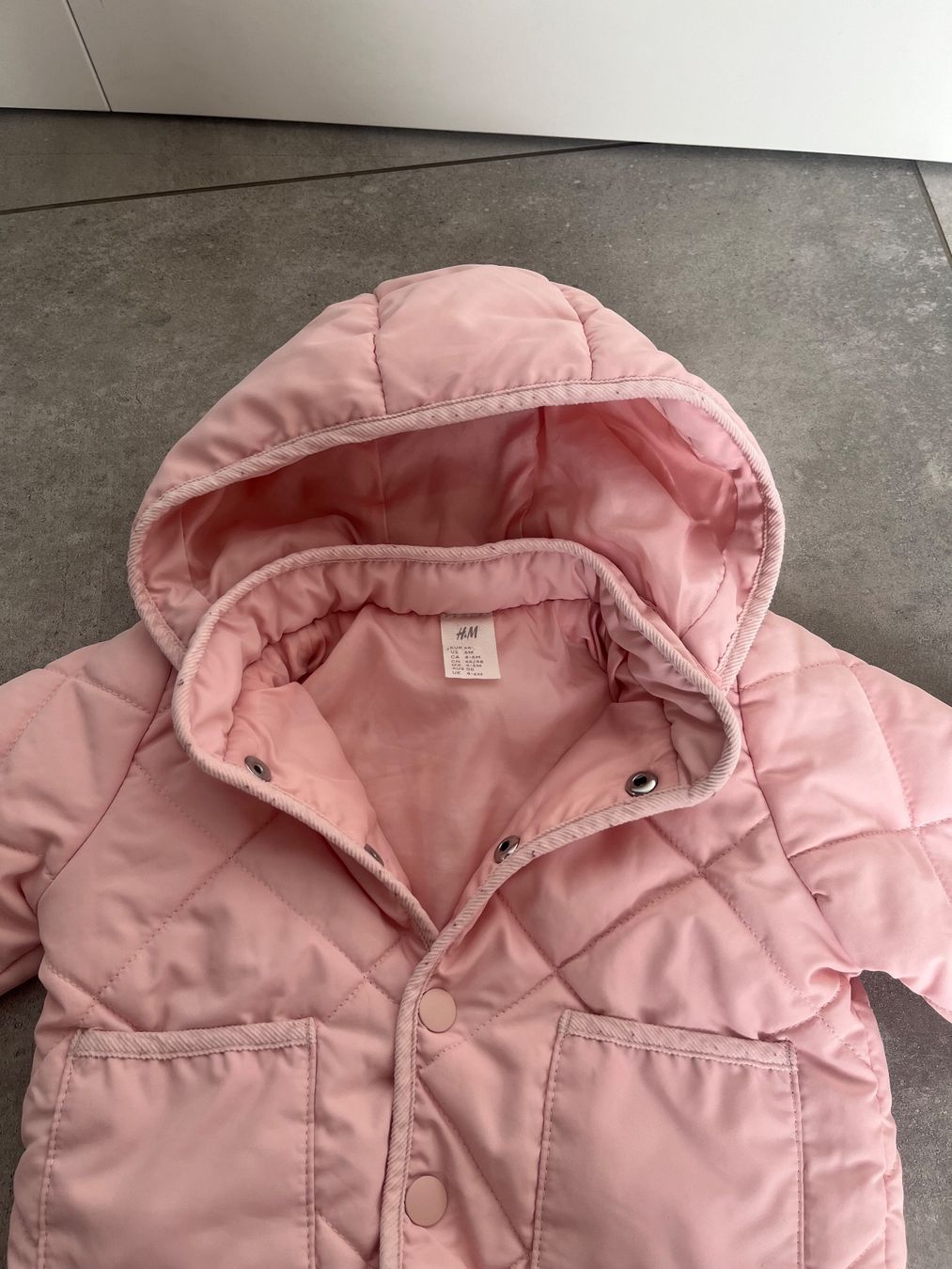 H&M Giacche & Cappotti: H&M, Steppjacke, Übergangsjacke, rosa, Gr. 68 – Usato da Mollis venduto da Miss_Dresses 7