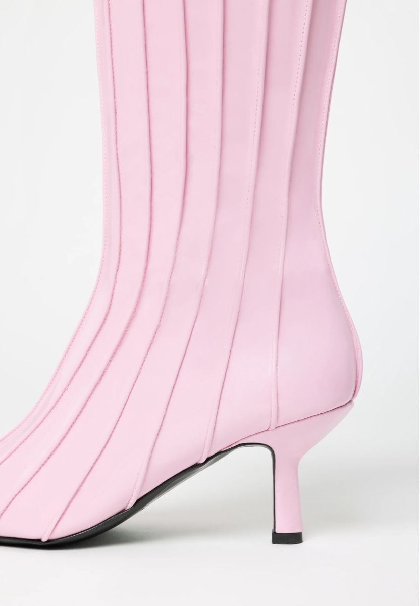 Scarpe da donna: BY FAR DOLLY PINK - OVERKNEES - Orginalpreis 875.- – Nuovo e nell'imballaggio originale da Zürich venduto da luxuryoutlet1 7