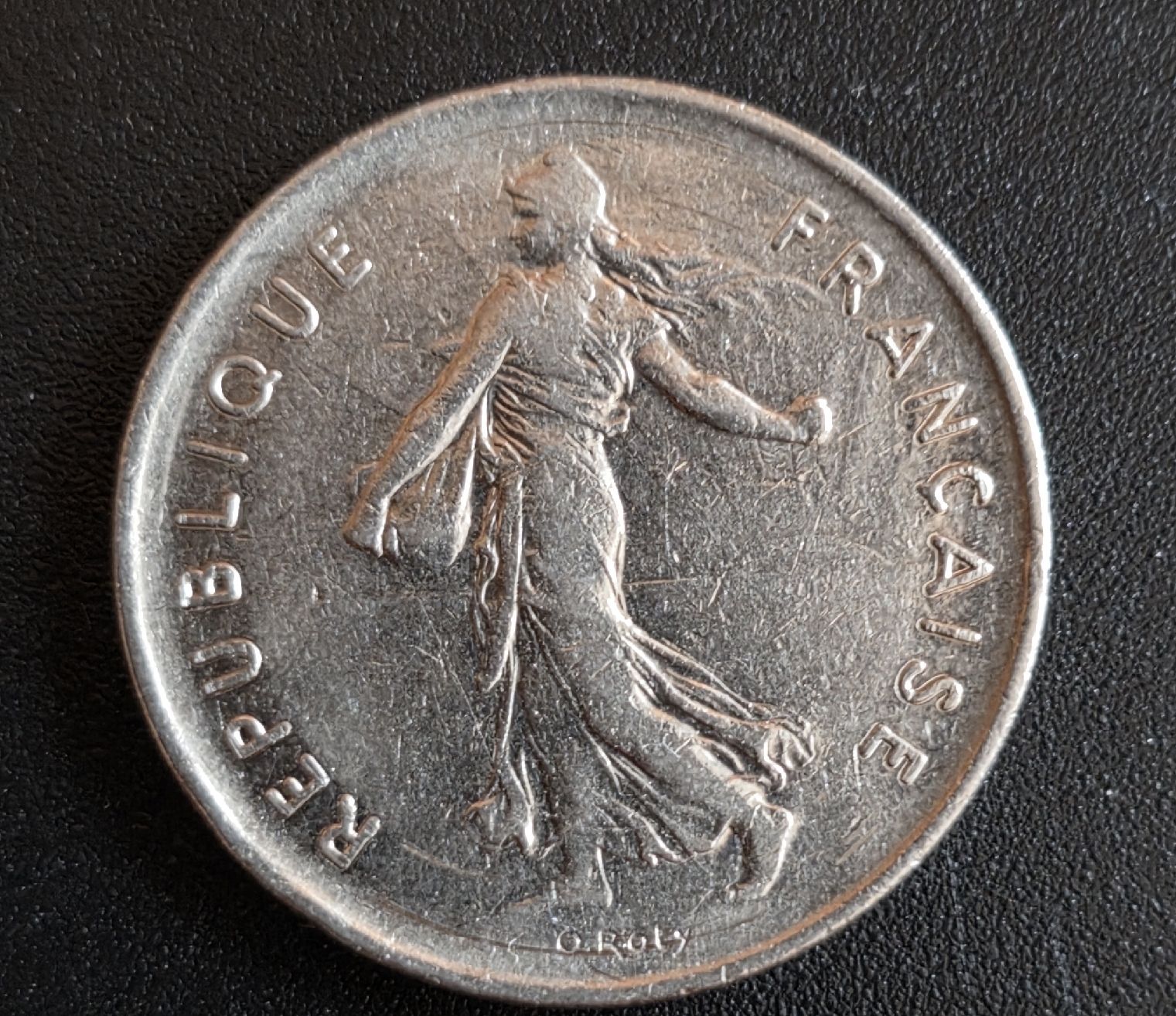 Tutti le monete: 5 francs 1971 France – Usato da Genève venduto da bbastos