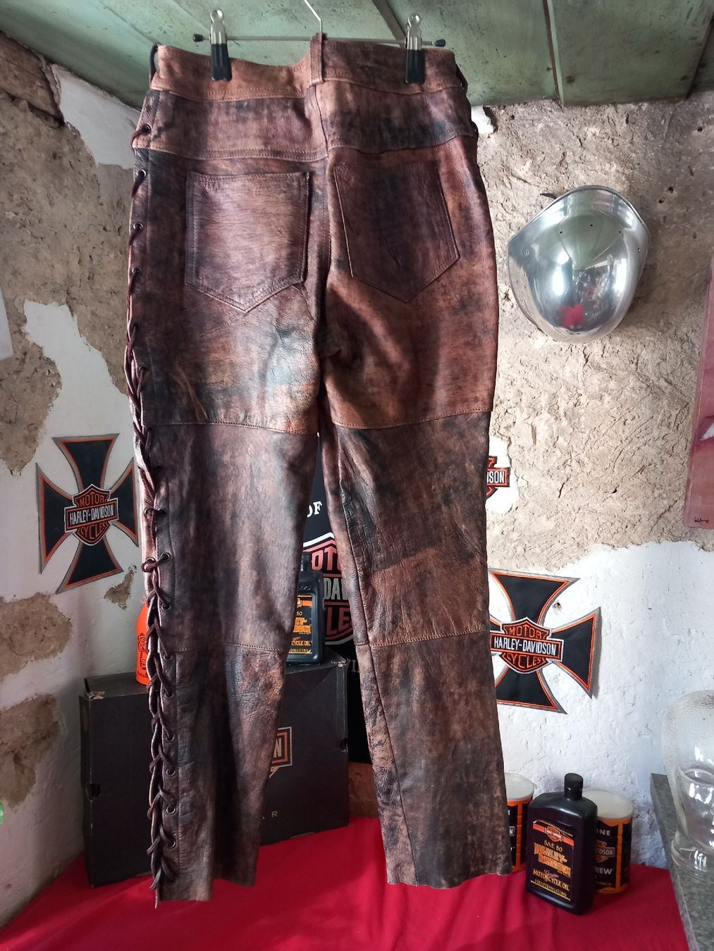 Pantaloni: Vintage Lederhose Grösse 48 – Usato da Hochwald venduto da motowear-secondhand 2