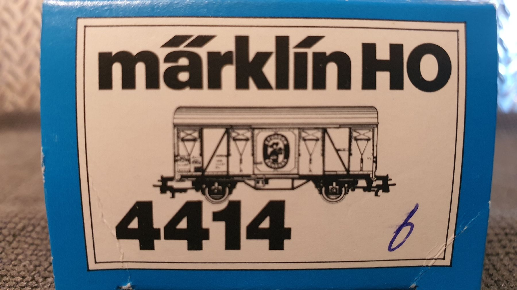 Märklin Modellini di ferrovie: MÄRKLIN 4414 GÜTERWAGEN  – Usato da Männedorf venduto da Modellbau-wyss 4