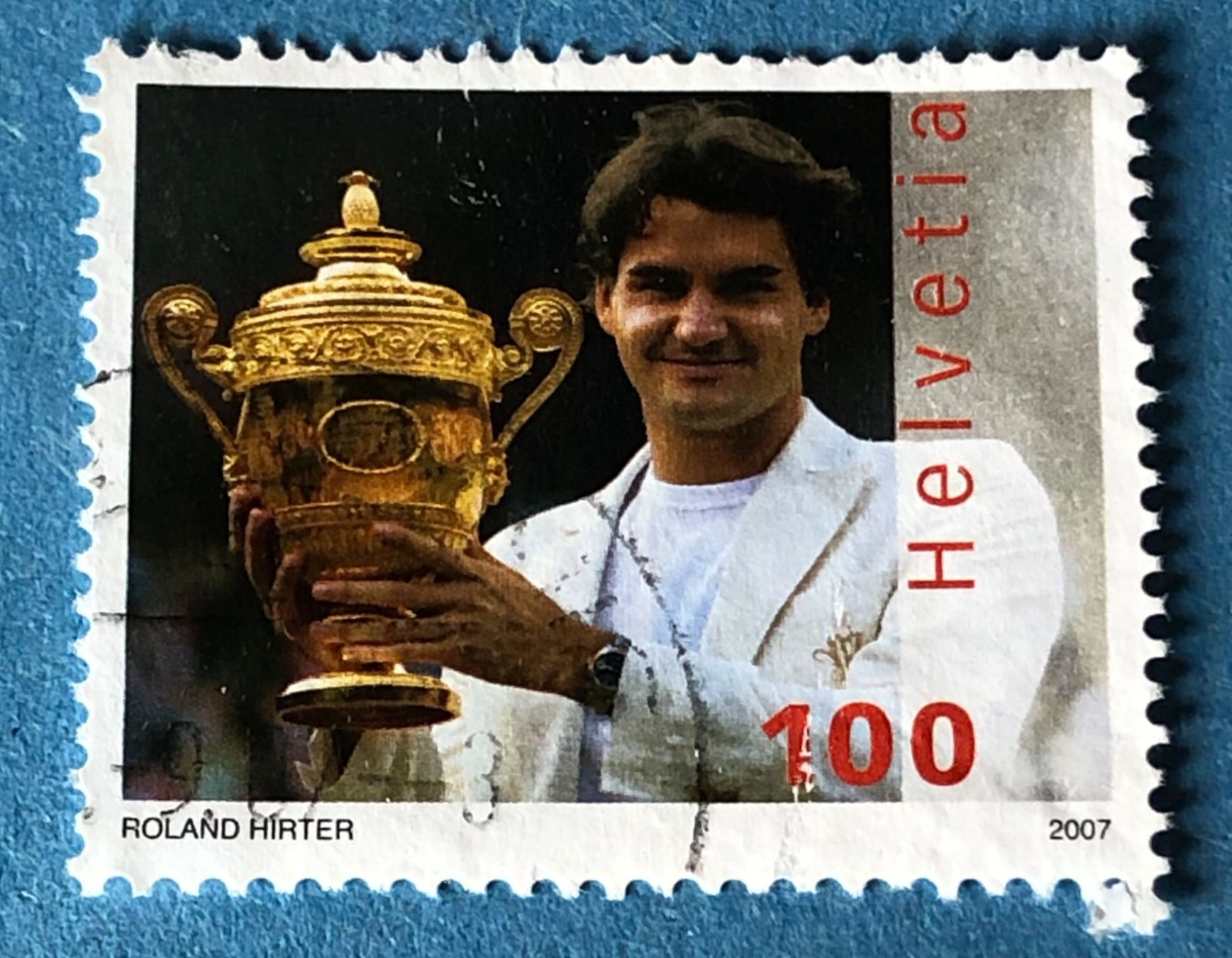 Tous les timbres: Nr.1229 GESTEMPELT Roger Federer 2007    – D'occasion à Aarau par Billa007