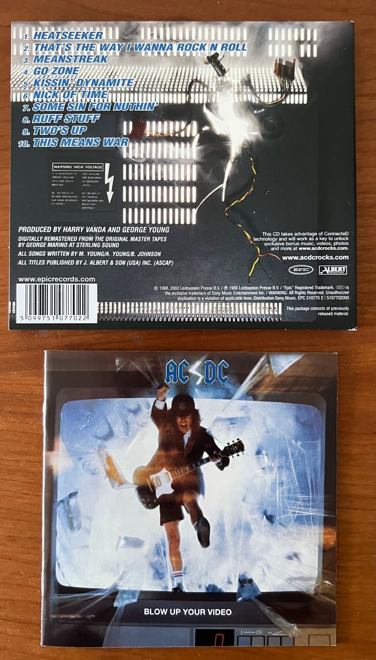 CD: AC/DC Blow up your video – Usato da Petit-Lancy venduto da Hastala42 2