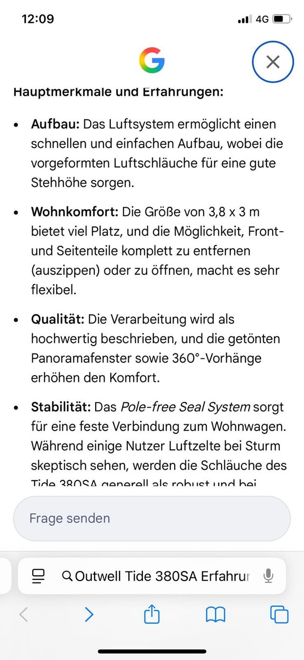 Mobilhome: Wohnwagenvorzelt – Neu (gemäss Beschreibung) aus Frauenfeld von Hampilino 1