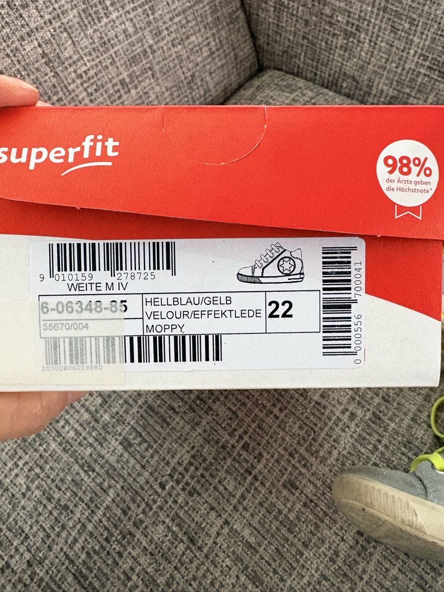 Superfit Scarpe per ragazzi: Superfit Lauflernschuhe Gr. 22 – Usato da Münchenstein venduto da Miresolese 3