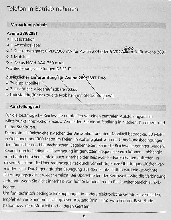 Telefoni: Schnurlos Telefon DECT Swissvoice – Usato da Bassersdorf venduto da Velo50 3