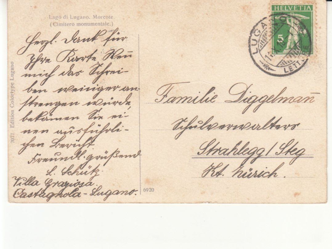 Cartes postales: Morcote 1910 – D'occasion à Bürglen TG par StampGraf 1