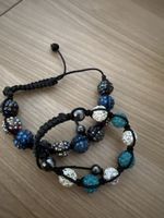 Glitzer Armbänder Set, neuwertig, tolle Farben