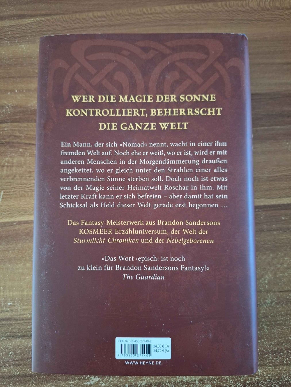 Libri: Das Herz der Sonne Brandon Sanderson – Nuovo e nell'imballaggio originale da Grenchen venduto da LadyCalis 1