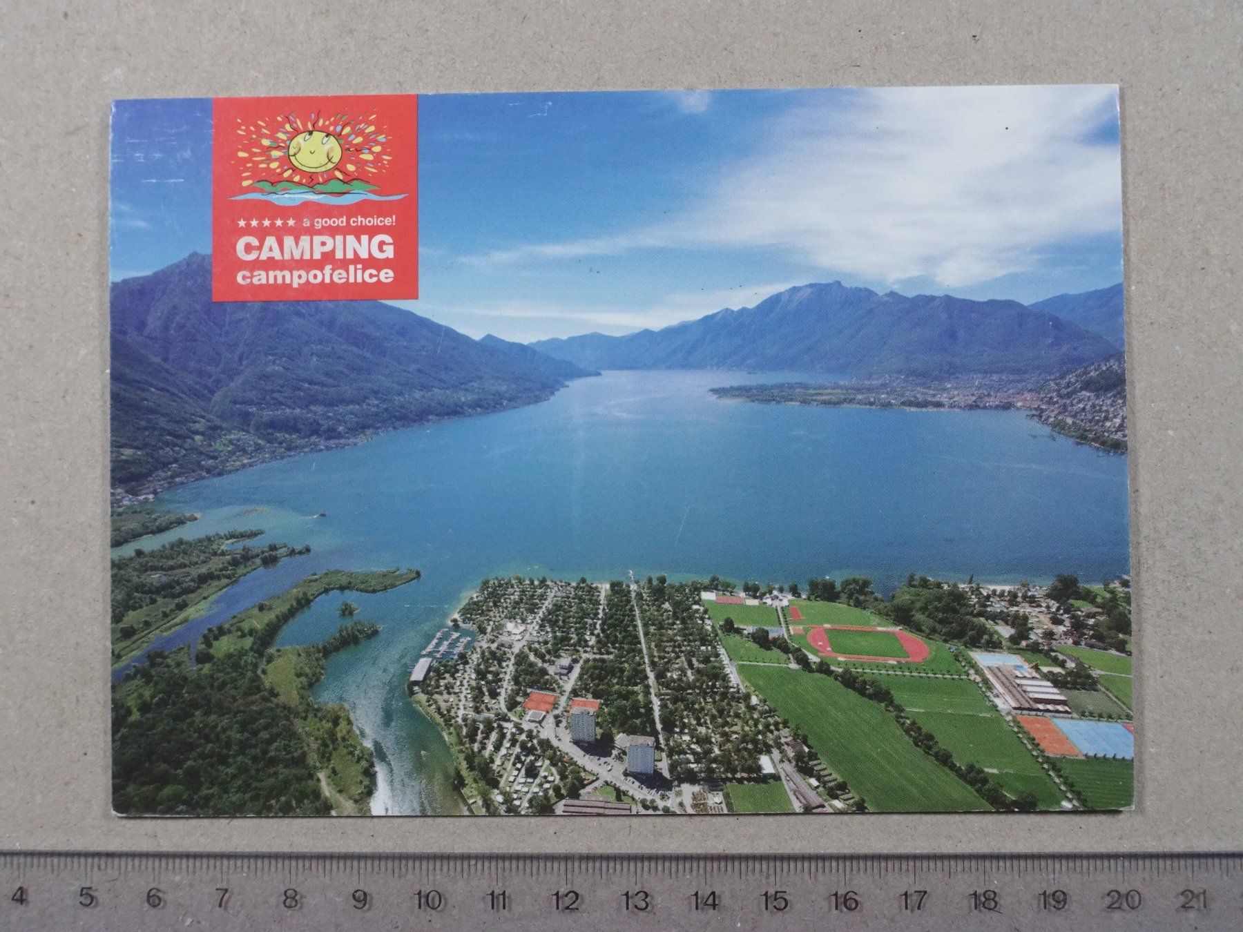 Ansichtskarten: Tenero, Campofelice, Camping, 2016 – Gebraucht aus Lenzburg von fh1