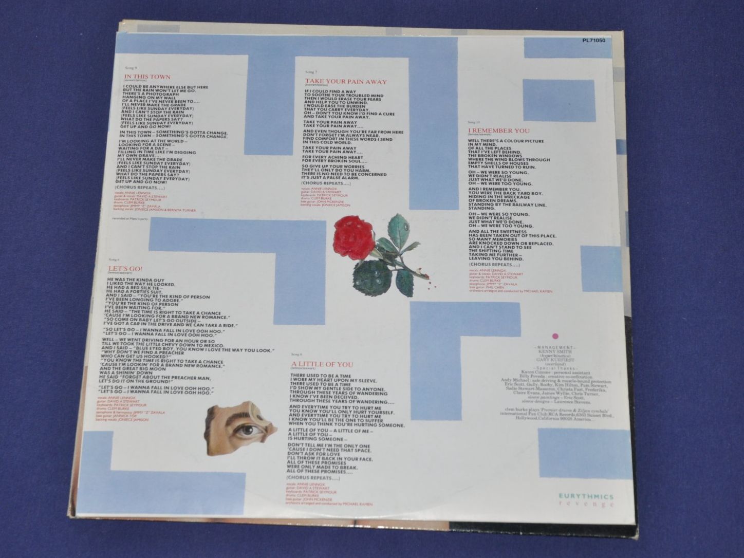 Vinyles: LP Eurythmics - Revenge – D'occasion à Boll par Theodora15 3