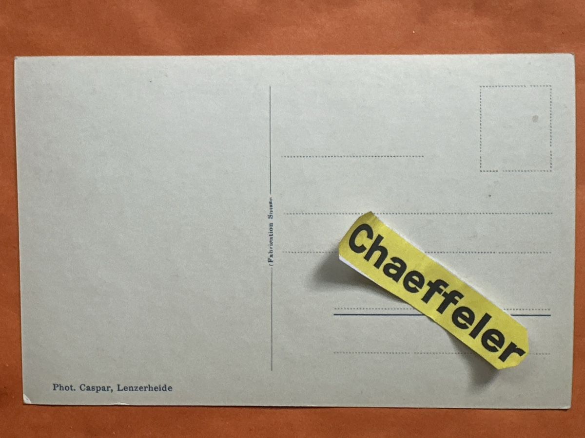 Cartoline postali: Originale alte Ansichtskarte Parpan mit Stätzerhorn – Usato da Zürich venduto da Chaeffeler 1