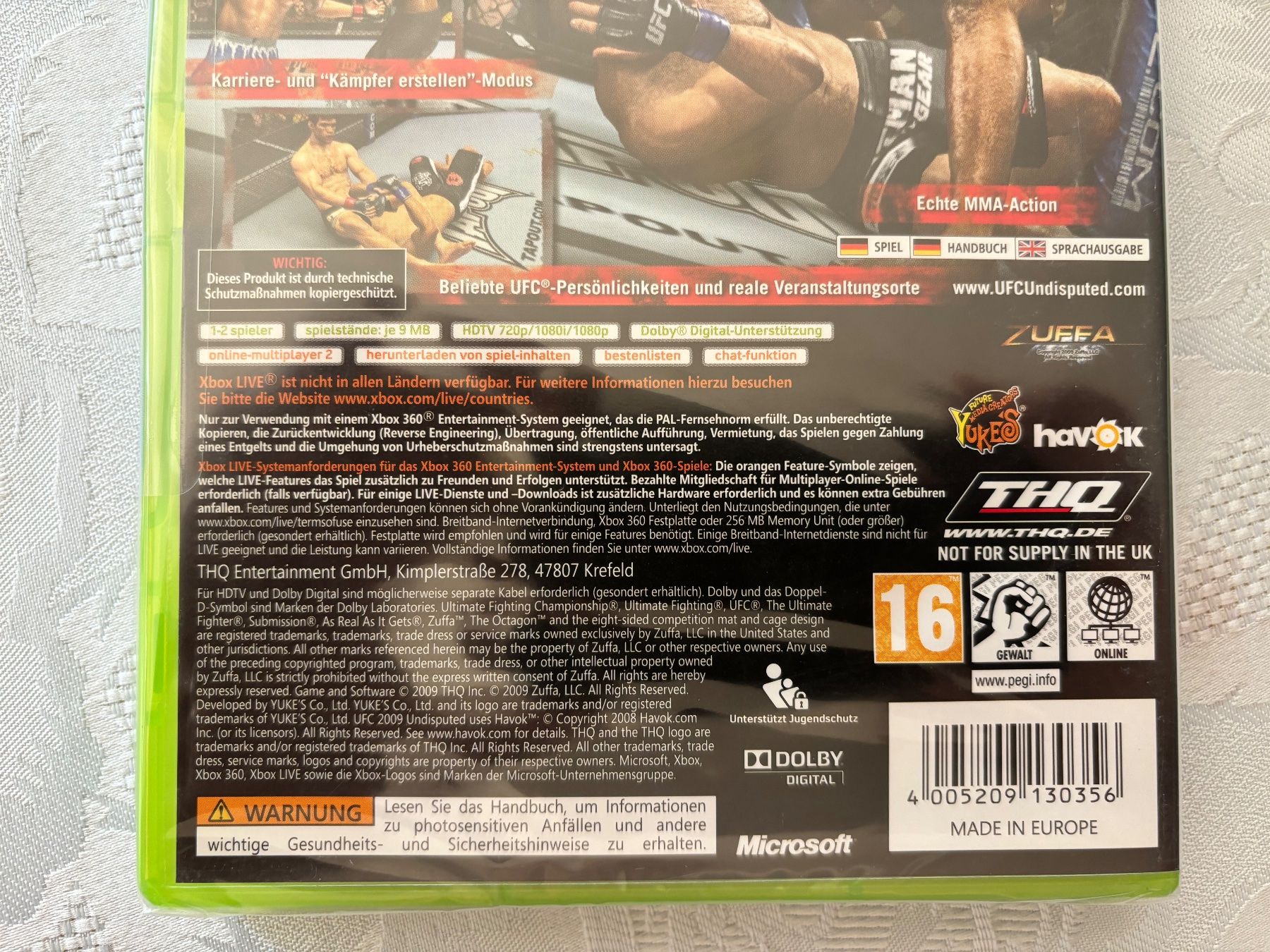 Spiele: UFC 2009 Undisputed (NEU) – Neu und originalverpackt aus Frenkendorf von Fionchen 2