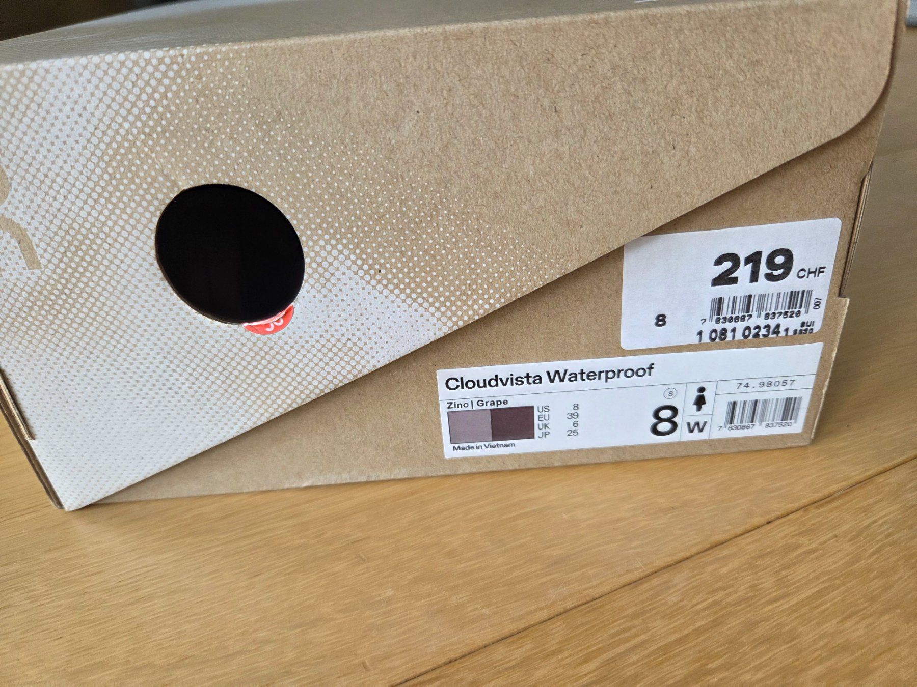On Chaussures femmes: ON Cloudvista Waterproof, Grösse: EU 39 – Neuf (Voir description) à Winterthur par Klaudi15 7