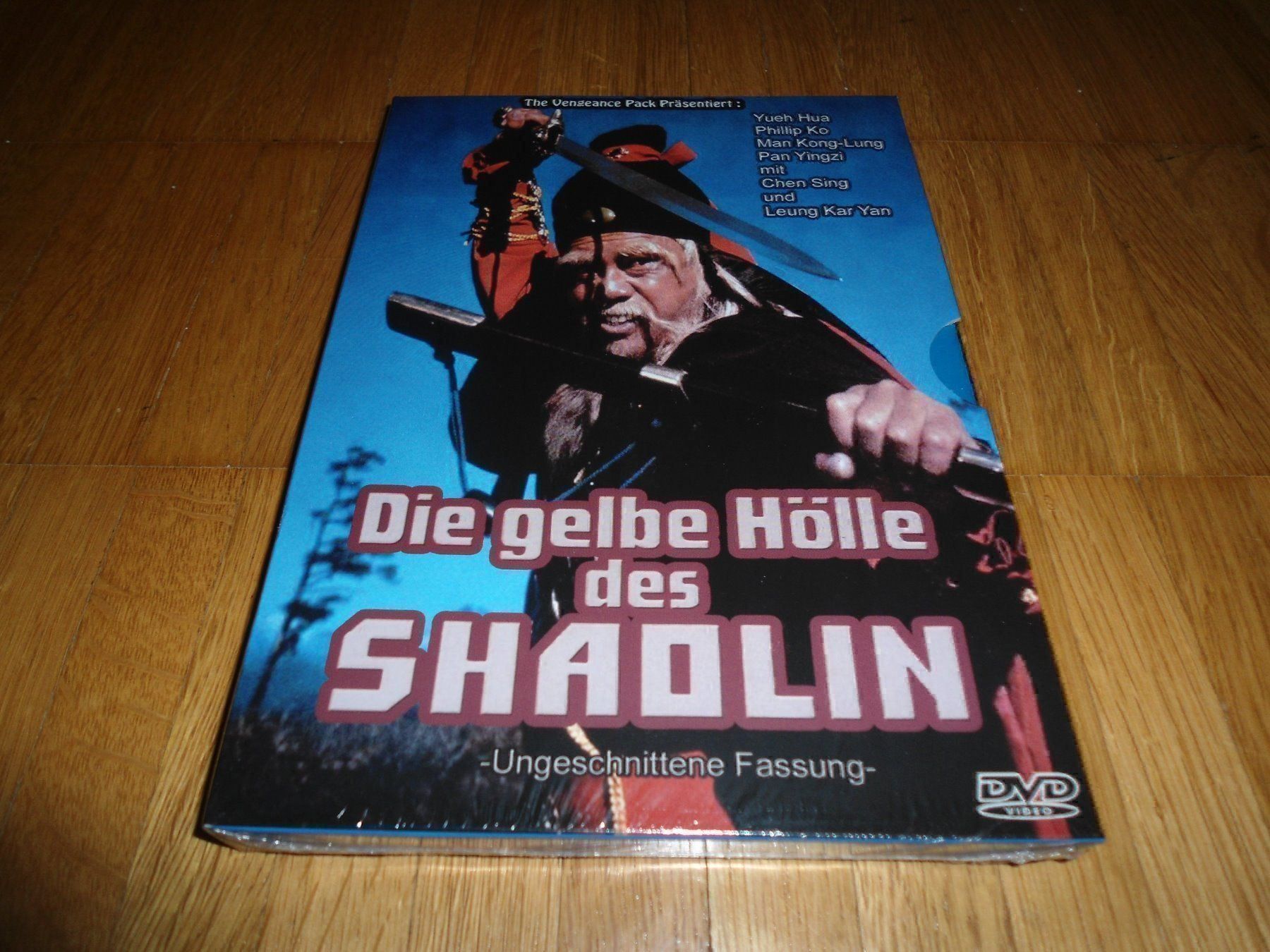 Tutti i DVDs: Die gelbe Hölle des Shaolin - UNCUT – Nuovo e nell'imballaggio originale da Basel venduto da havsok