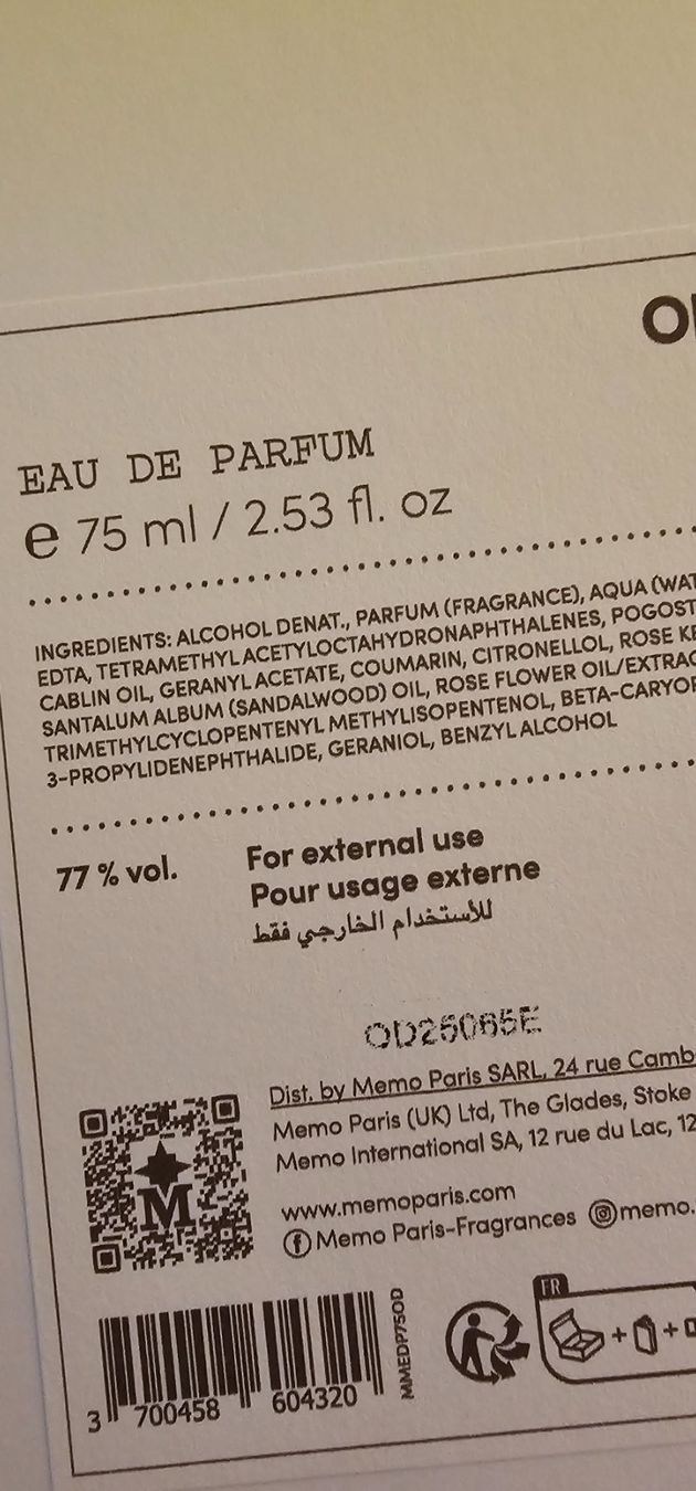 Profumi & Eau de Toilette: Memo Paris Odéon, 75 ml – Nuovo (secondo la descrizione) da Worb venduto da helene_81 5